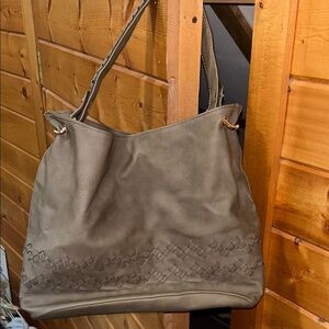 Elegant Taupe Women's Handbag